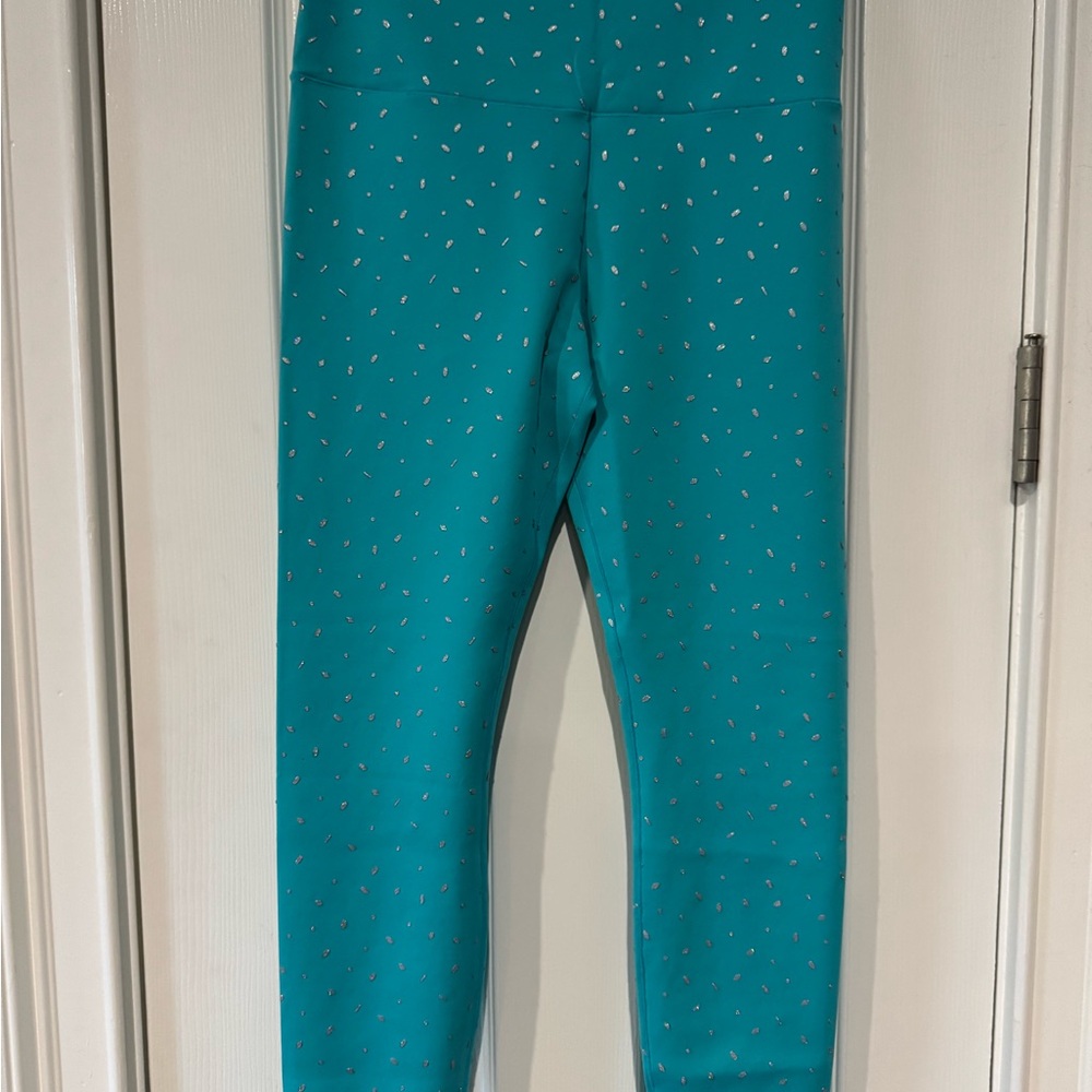 Nike Blue Leggings with Speckled Pattern